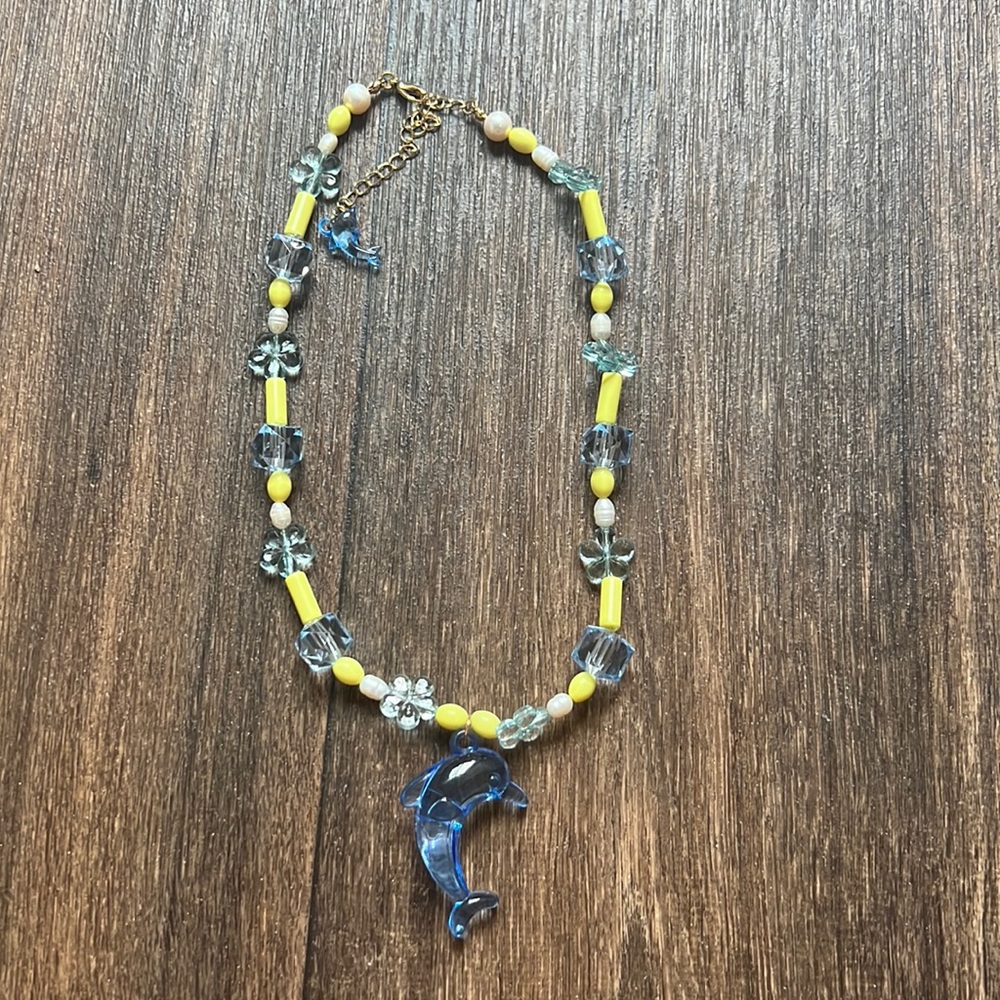 Dolphin Beaded Necklace